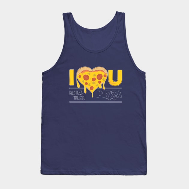 Pizza Love Tank Top by moose_cooletti